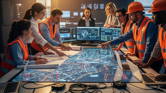 nahtlose Zusammenarbeit unter den Beteiligten