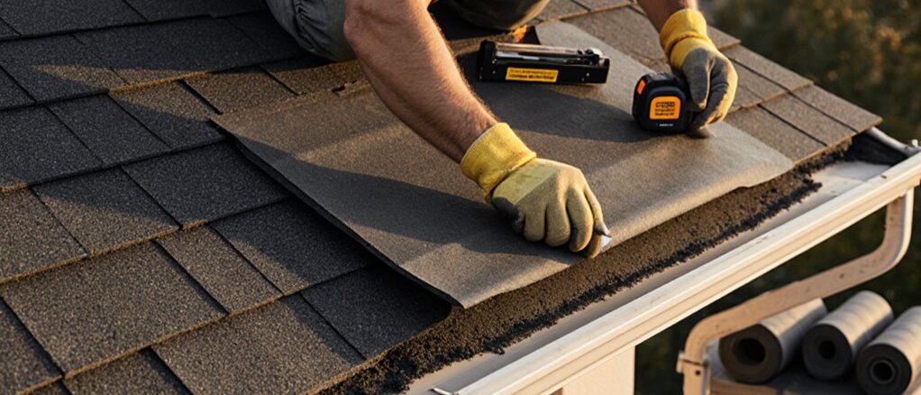 Installationsanleitung für Asphaltschindeln