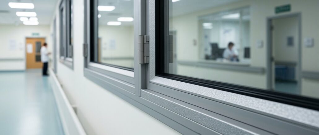 Brandschutzfenster Gesundheitswesen