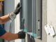 Brandschutzfensterinstallation