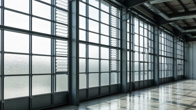 Brandschutzfenster Industriegebäude