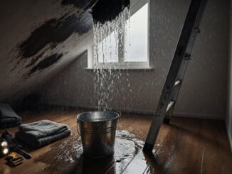 Undichtes Dach reparieren, Wasserleck beheben