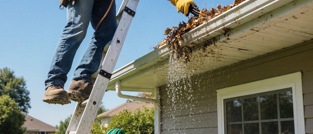 Dachrinnenreinigung und Reparaturen: Tipps für den Sommer