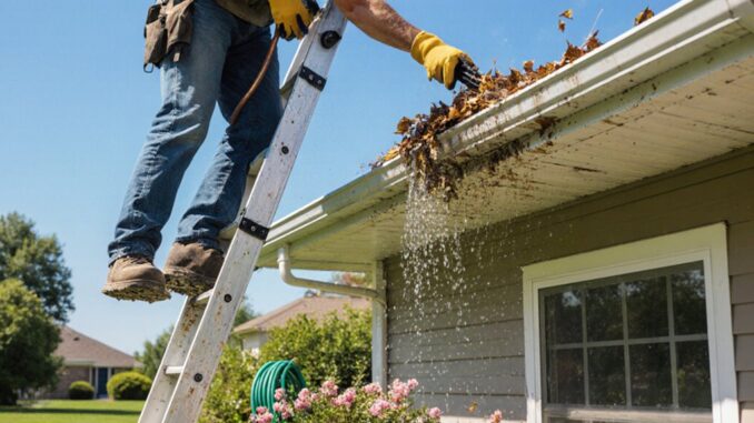 Dachrinnenreinigung und Reparaturen: Tipps für den Sommer