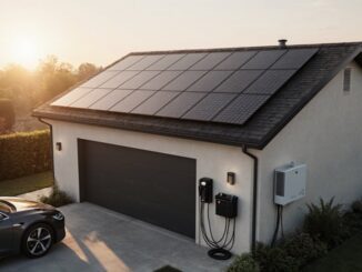 PV-Solaranlage mit Batteriespeicher