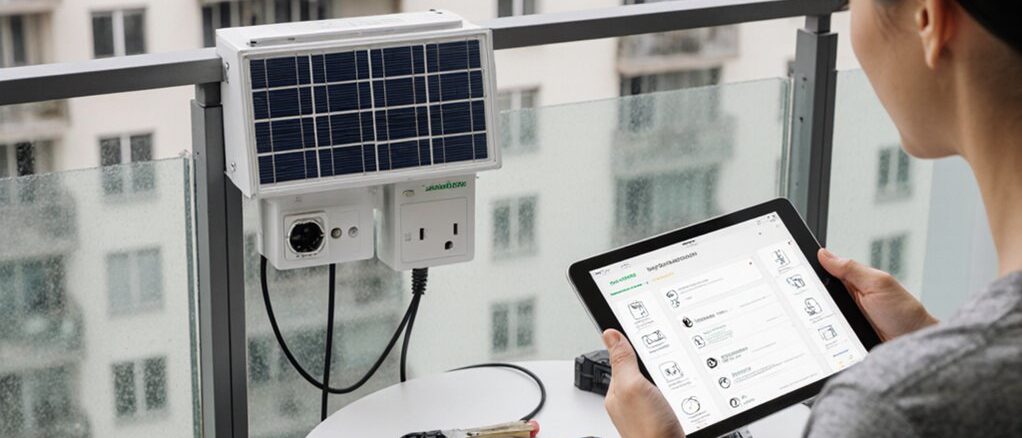 Balkon-Solaranlage korrekt anmelden