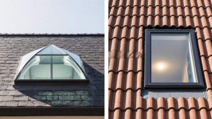 Oberlicht vs. Dachfenstertypen