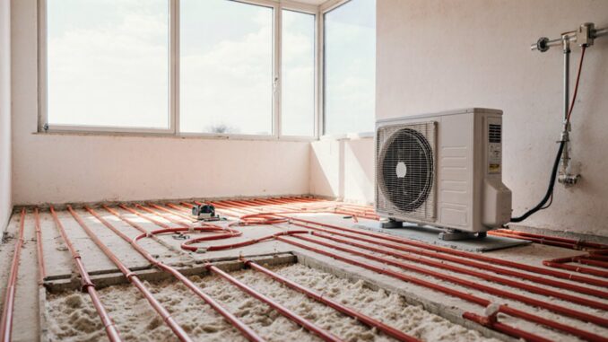Fußbodenheizung Wärmepumpe